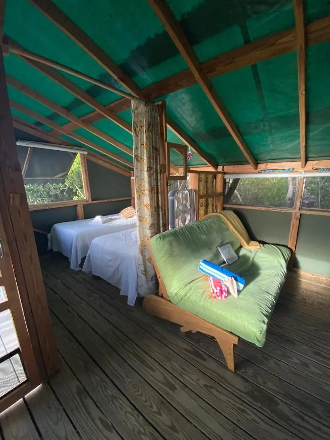 ** Campsite Virgin Islands Campground Water Island United States Virgin Islands